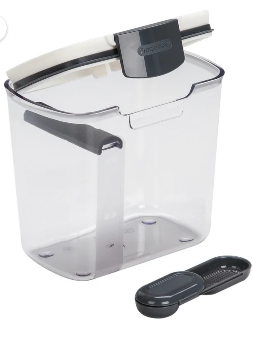 Progressive Clear powdered sugar airtight Storage Container, 4 cups
